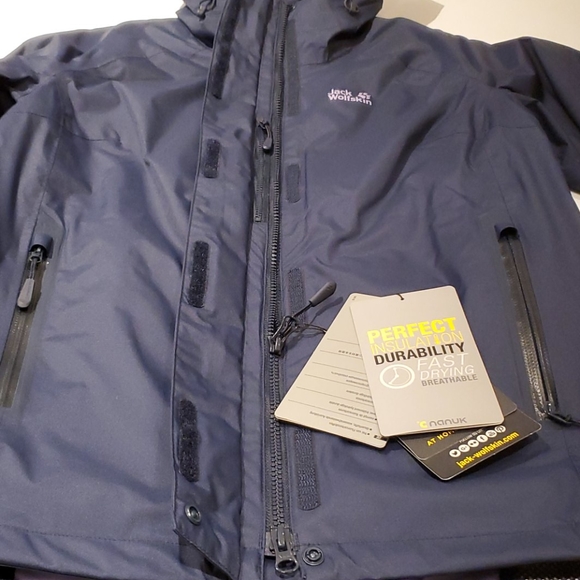 Jack Wolfskin Women NWT Clearwater Systems Jacket - Picture 11 of 13
